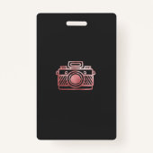 Rose Gold Fotograf Logo | Foto Ausweis (Rückseite)