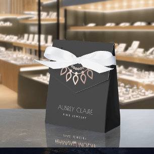 Rose-Gold-Fußball-Logo   Schmuck Designer Box Geschenkschachtel