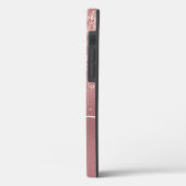 Rose Gold Future Glitzer Case-Mate iPhone Fall Hülle (Rückseite / Links)