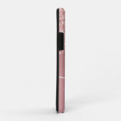 Rose Gold Future Glitzer Case-Mate iPhone Fall Hülle (Hinten/Rechts)