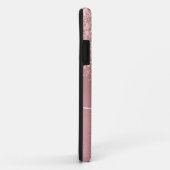 Rose Gold Future Glitzer Case-Mate iPhone Fall Hülle (Hinten/Rechts)