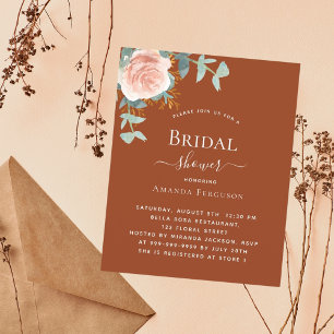 Rose Gold gebranntes orangefarbenes Brautparty