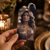 Rose Gold Geburtstags-Dankeschön Geschenkanhänger