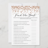 Rose Gold Geburtstagsspiele x2 Einladung (Vorderseite)