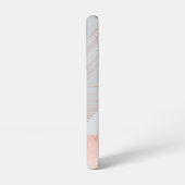 Rose Gold Geometric Abstract Pattern Samsung Galaxy Hülle (Linke Seite)