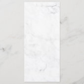 Rose Gold Geometric Boho Floral Watercolor Wedding Menükarte (Rückseite)