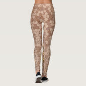 Rose Gold Geometric Leggings (Rückseite)