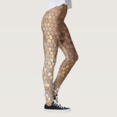 Rose Gold Geometric Leggings (Rechts)