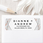 Rose Gold Geometric Marble Wedding (Insitu)