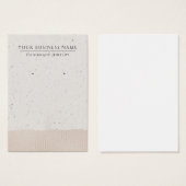 Rose Gold Geometric Modern Earring Display Cards (Vorne & Hinten)