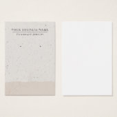 Rose Gold Geometric Modern Earring Display Cards (Vorne & Hinten)