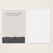 Rose Gold Geometric Modern Earring Display Cards (Vorne & Hinten)