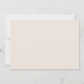 Rose Gold Gerahmt Abstrakter Geburtstag Einladung (Rückseite)