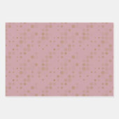 Rose Gold-Geschenkpackung Geschenkpapier Set (Vorderseite)