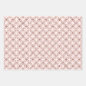 Rose Gold Geschenkpapier Set (Vorderseite 3)