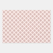 Rose Gold Geschenkpapier Set (Vorderseite)
