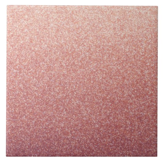Rose Gold Girl Keramik Tile Fliese (Vorderseite)