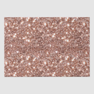 Rose Gold Glam Glitzer Seidenpapier