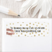 Rose Gold Glam Lips Makeup Distributor Umorder (Insitu)