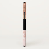 Rose Gold Glam Mit Monogramm Case-Mate iPhone Hülle (Hinten/Rechts)