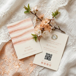 Rose Gold Glam Nails Business Card TMF26 Visitenkarte