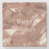 Rose Gold Glam Steinuntersetzer (Vorderseite)