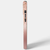 Rose Gold Glam Strings Case-Mate iPhone Hülle (Rückseite / Links)