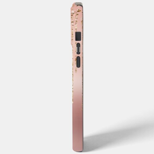 Rose Gold Glam Strings Case-Mate iPhone Hülle (Rückseite / Links)