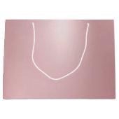 Rose Gold Glamour Modern Template Elegant Große Geschenktüte (Vorderseite)