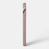 Rose Gold Glitter Drip – Glam Metallic Samsung Galaxy Hülle (Linke Seite)