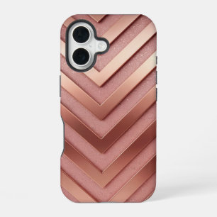 Rose Gold Glitter iPhone 16 Hülle