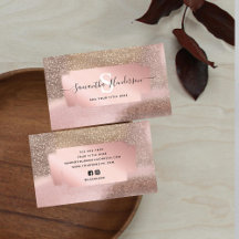 Rose Gold Glitterie Pastel Glam Wasserfarben Pinse