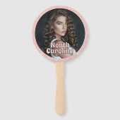 Rose Gold Glitz Pageant Fan Waver 10-Pack Fächer (Vorderseite)
