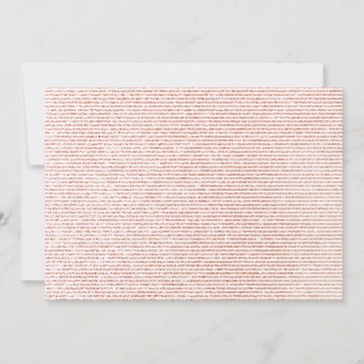 Rose Gold Glitzer 2024 Silvester Party Einladung (Rückseite)