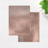 Rose Gold Glitzer Abstrakte Schmuckanzeige (Schreibtisch)