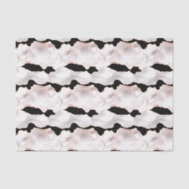 Rose Gold Glitzer Agate Schwarz-weiß Swirl Seidenpapier