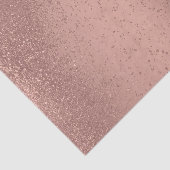 Rose Gold Glitzer auf glänzendem Hintergrund Seidenpapier (Ausschnitt)