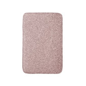 Rose Gold Glitzer Badematte (Vorderseite Vertikal)