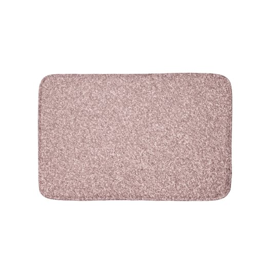 Rose Gold Glitzer Badematte (Vorderseite)