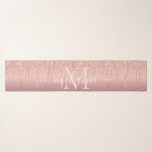 Rose Gold Glitzer Benutzerdefiniert den Buchstaben Schal<br><div class="desc">Scarf mit Monogram Name Text Rose Gold Blush Glitzer Sparkle Personalisiert Geburtstag - Geburtstag oder Hochzeitsgeschenk / Beißig - Fügen Sie Ihren Letter / Name - Text oder Entfernen - Make Your Special Scarves Geschenk - Größe ändern und verschieben oder entfernen und hinzufügen / Elemente mit Anpassungstool. Design von MIGNED....</div>