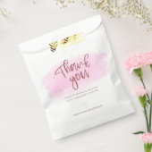 Rose Gold Glitzer Brautparty Vielen Dank Geschenktütchen (Versiegelt)