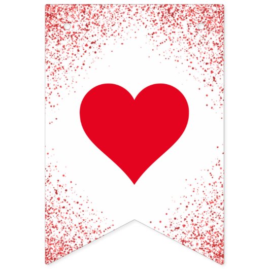 Rose Gold Glitzer Brautparty Wimpelkette (Erste Fahne)