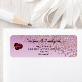 Rose Gold Glitzer, Burgund Rose Süß 16 (Insitu)