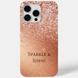 Rose Gold Glitzer Case-Mate iPhone Hülle