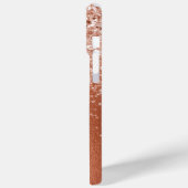 Rose Gold Glitzer Case-Mate iPhone Hülle (Rückseite / Links)