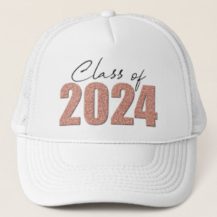 Rose Gold Glitzer Class 2024 Truckerkappe