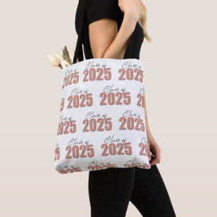 Rose Gold Glitzer Class 2025 Tasche