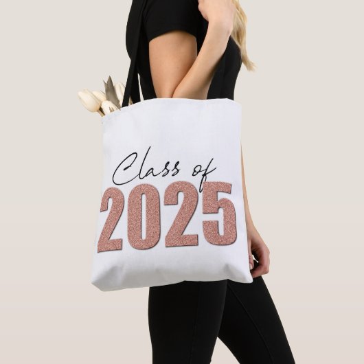Rose Gold Glitzer Class 2025 Tasche (Von Nahem)