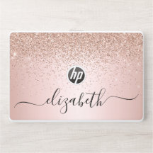 Rose Gold Glitzer Confetti Personalisiert