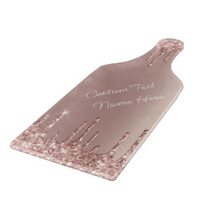 Rose Gold Glitzer Cutting Board mit benutzerdefini Schneidebrett